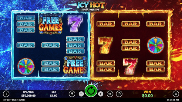 Icy Hot Multi-Game Slot Screenshot from the Desktop Version