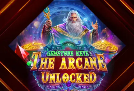 The new Slot "Gemstone Keys: The Arcane Unlocked" at Golden Euro Casino