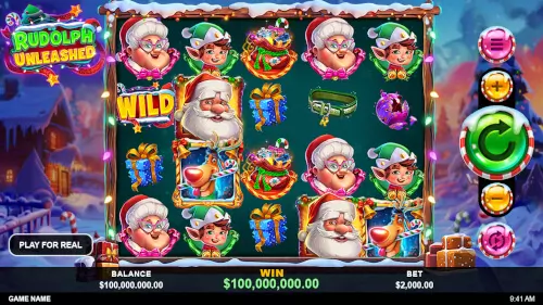 Rudolph Unleashed Spielautomat Screenshot